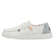 Wendy Boho Embroidered - White Crochet